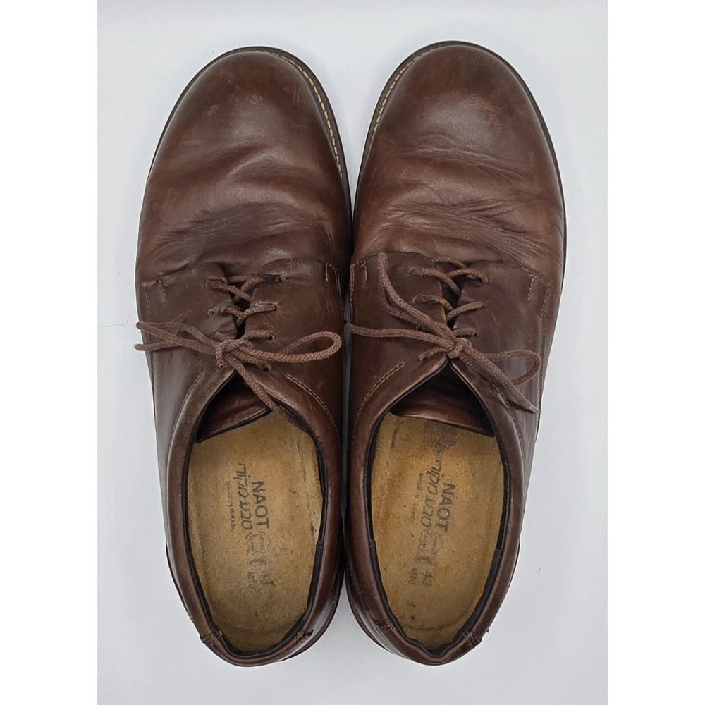 Naot Chief Dress Shoes Men's Brown Genuine Leather EU 43 US 10